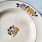 Assiette Terre de Fer Longchamp Dieppe