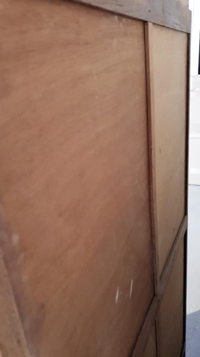 Double curtain binder cabinet