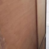 Double curtain binder cabinet