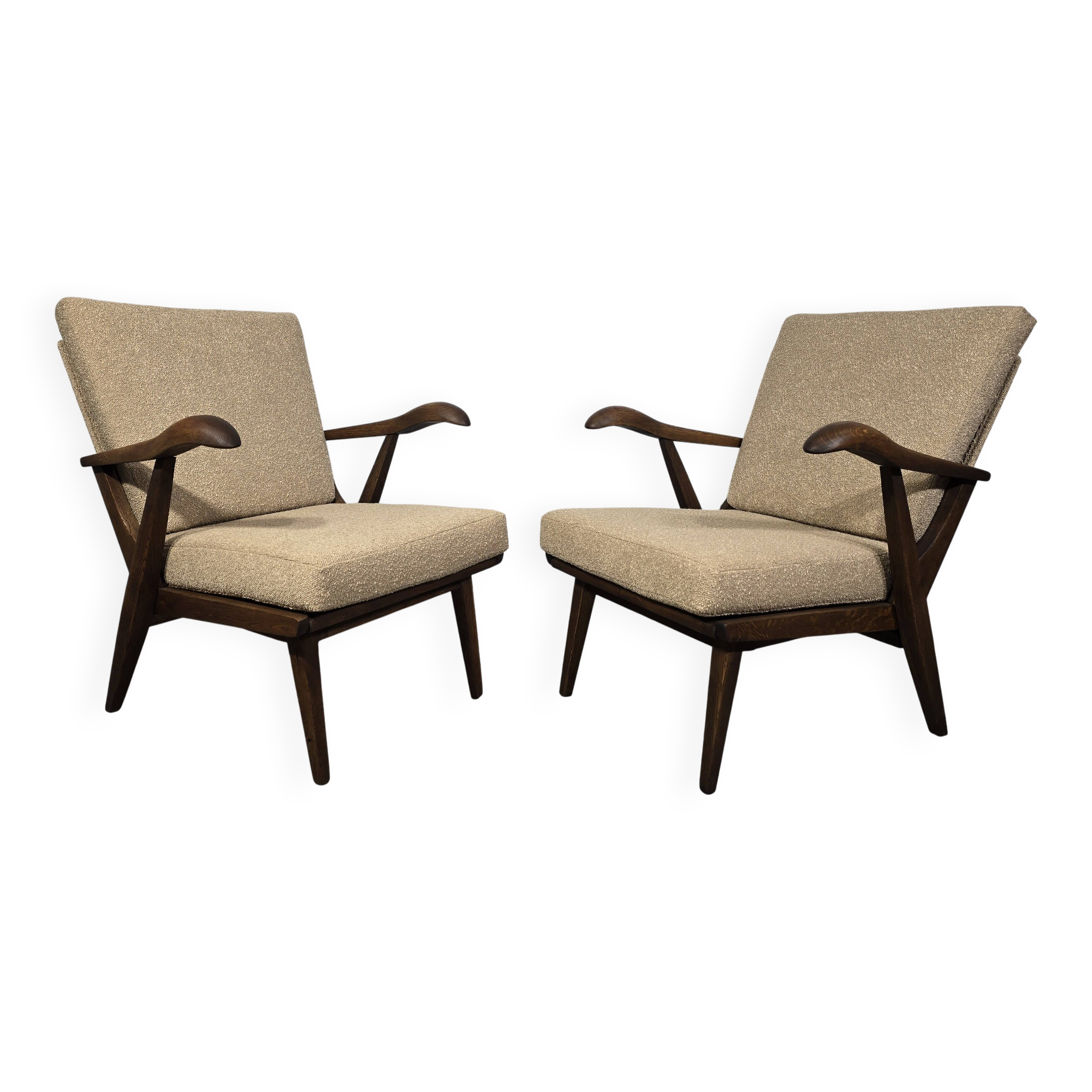 Vintage armchairs by Krasna Jizba
