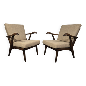 Paire de fauteuils vintage - krasna jizba