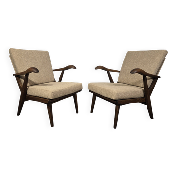 Paire de fauteuils vintage par Krasna Jizba