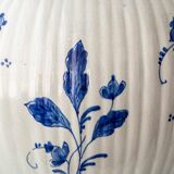 Large Royal Delft ceramic table lamp hand-painted for the 300th anniversary, 1953.