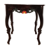 Black lacquered console