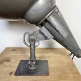 Large Vintage Industrial Aluminium Factory Wall Spotlight, 1970s