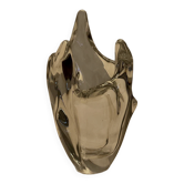Vintage crystal vase sculpture – signed R. Schneider 1959