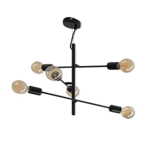 Suspension metal noire