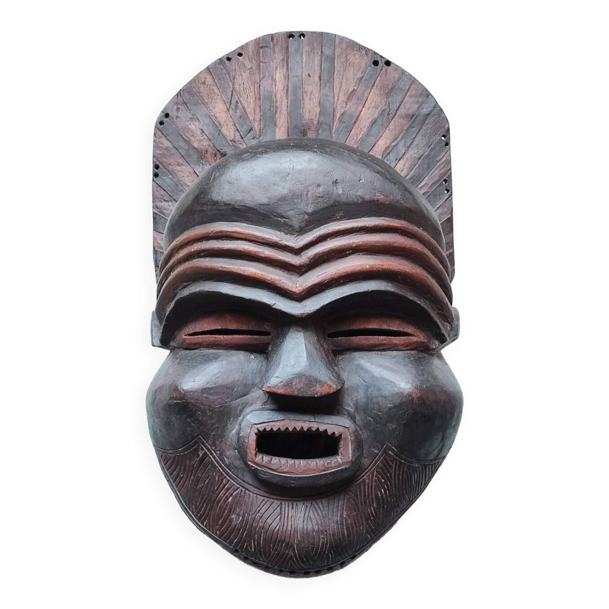 Large African mask - Mbunda Sachihongo - zambia