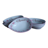 Lawyer's service, porcelain bowls FD Chauvigny