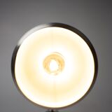 Vintage industrial chrome Aluminor lamp