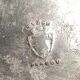 Silver metal tray
