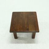 Solid Oak Brutalist Coffee Table 1970s