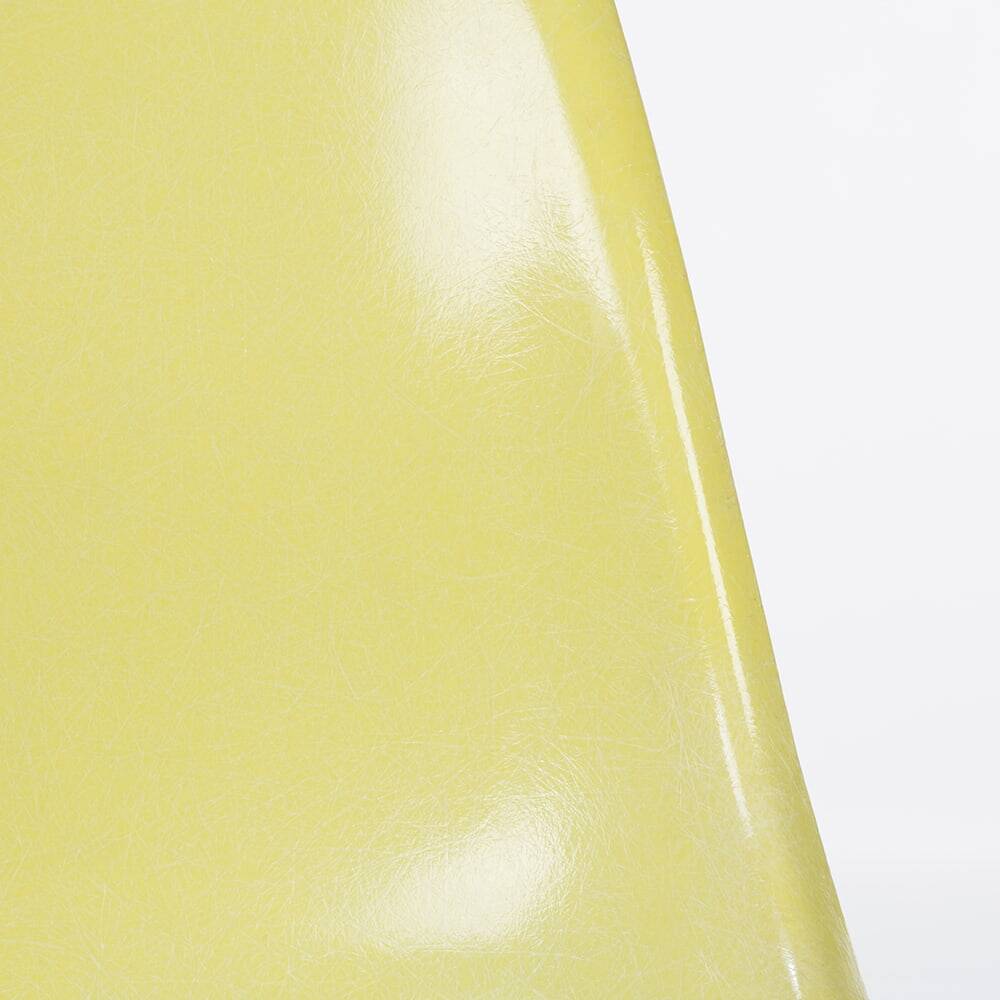 Chaise Shell DSW Eames Vintage Original Herman Miller Jaune Citron