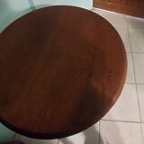 Bistro table, Year 1940, oak and cast iron