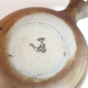 Saucier en céramique de la poterie de la colombe, années 70