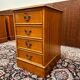 Classic English Chest of Drawers with leather inlay