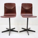 Pair of Industrial Style Chairs, Elmar Flötotto for Pagholz, 1970s