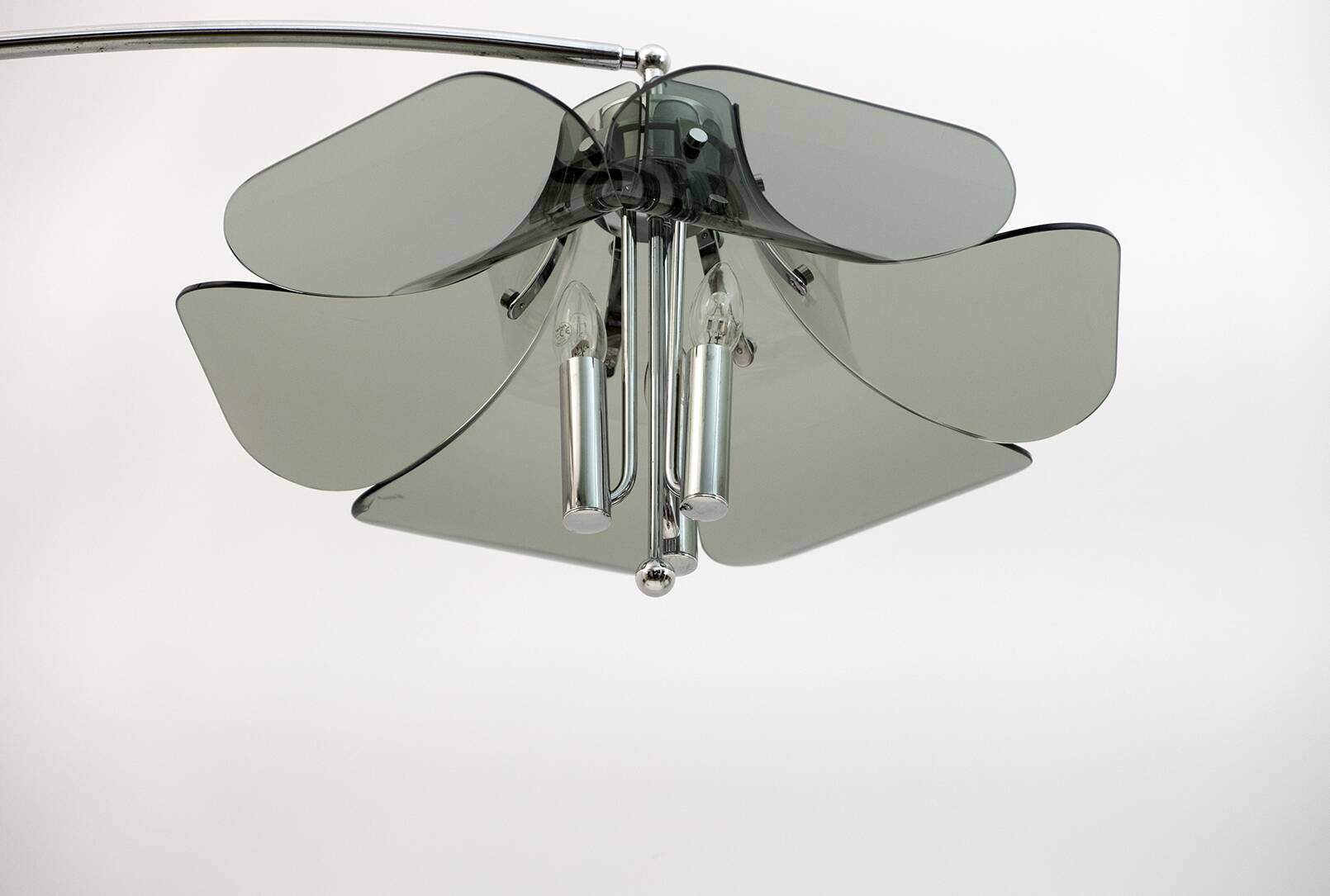 Fontana Arte Vintage Italian Arc Floor Lamp, 1970s