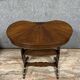 Kidney-shaped ceremonial table with fan-shaped marquetry top, Louis XVI style, circa 1900