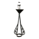 Wrought iron pendant light/chandelier