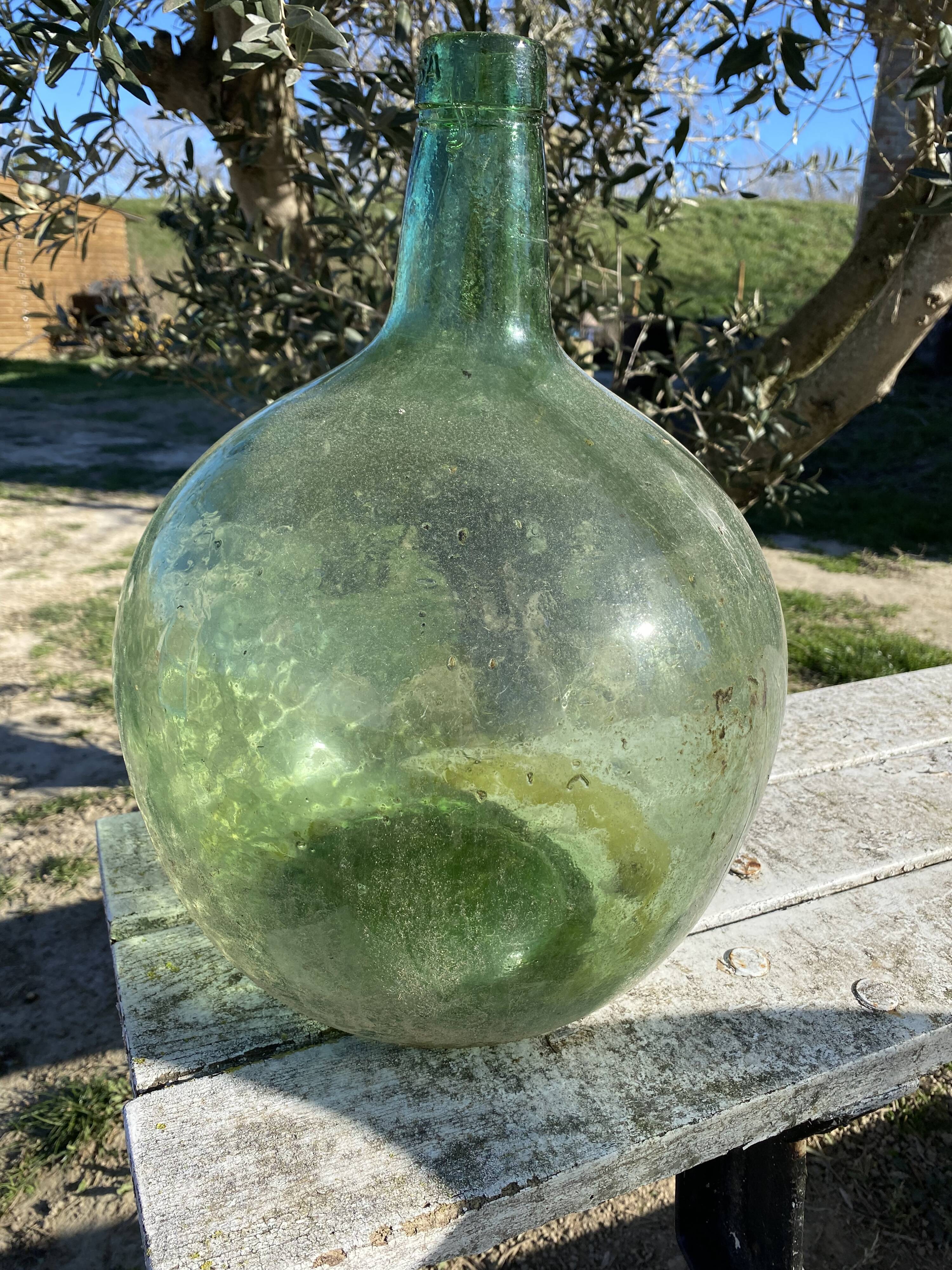 Ancient demijohn