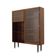 Rosewood display cabinet by Omann Jun Møbelfabrik model 6 with lighting, Denmark 1960s