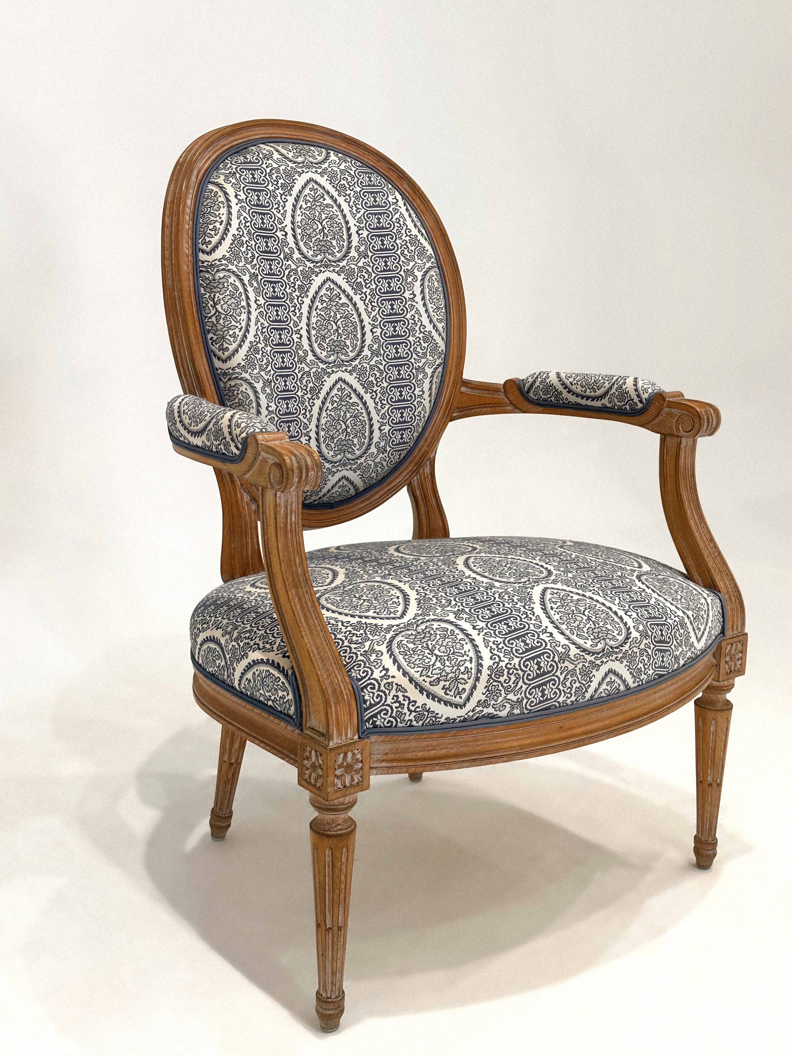 Louis XVI Medallion Armchair
