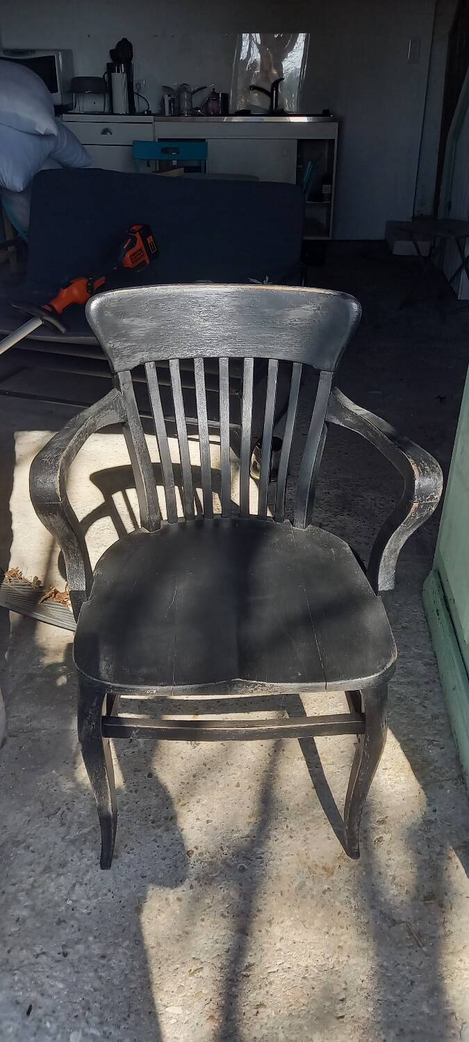 Wooden office chair
