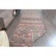 1970s Turkish Oushak Handmade Wool Cotton Brown Kilim Runner Rug 98x418