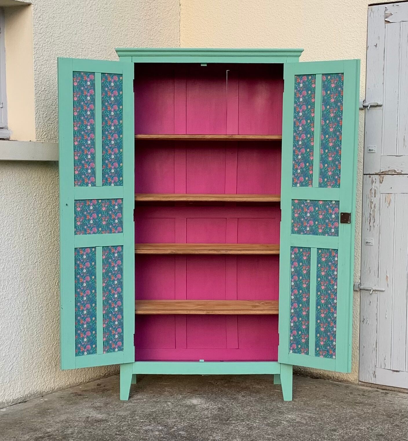 Parisian wardrobe art deco panel 1940