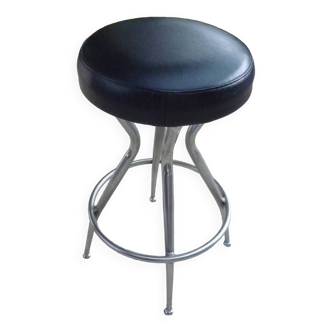 Black skai workshop stool