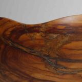Old olive salad dish signed "Tony Bain Vallauris"