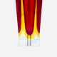 Vase Luigi Mandruzzato - Murano - Sommerso - Red & Amber