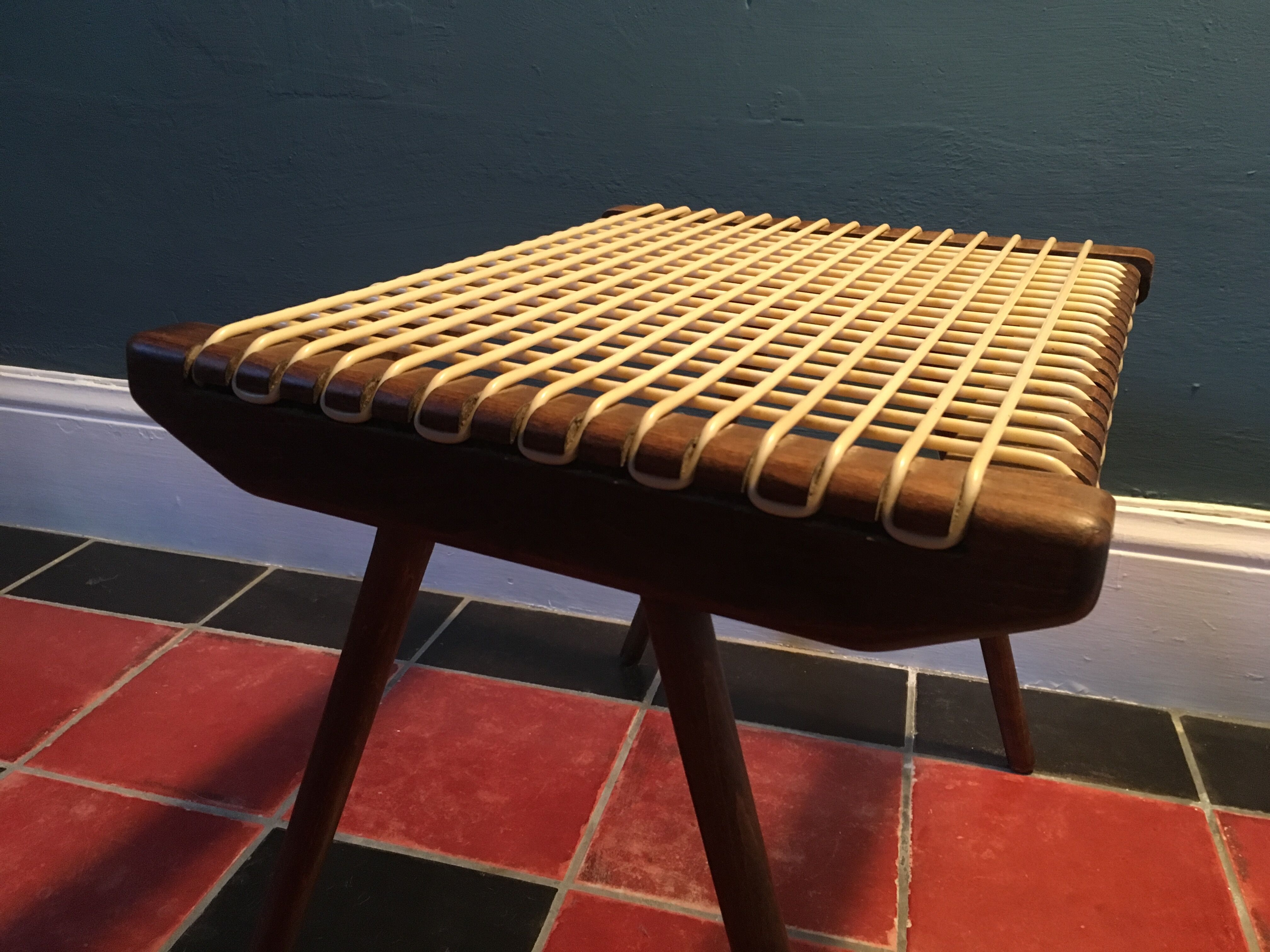 Vintage stool, design, 1960, Georges Tigien, Scandinavian