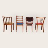 4 chaises mid century