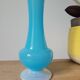 Tall blue opaline vase