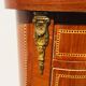 Console - table pedestal table marquetry style louis xv