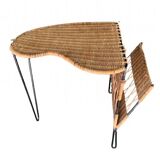 Rattan wicker side table