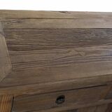 Elm chest of drawers 190x50x80 aged brown new condition
