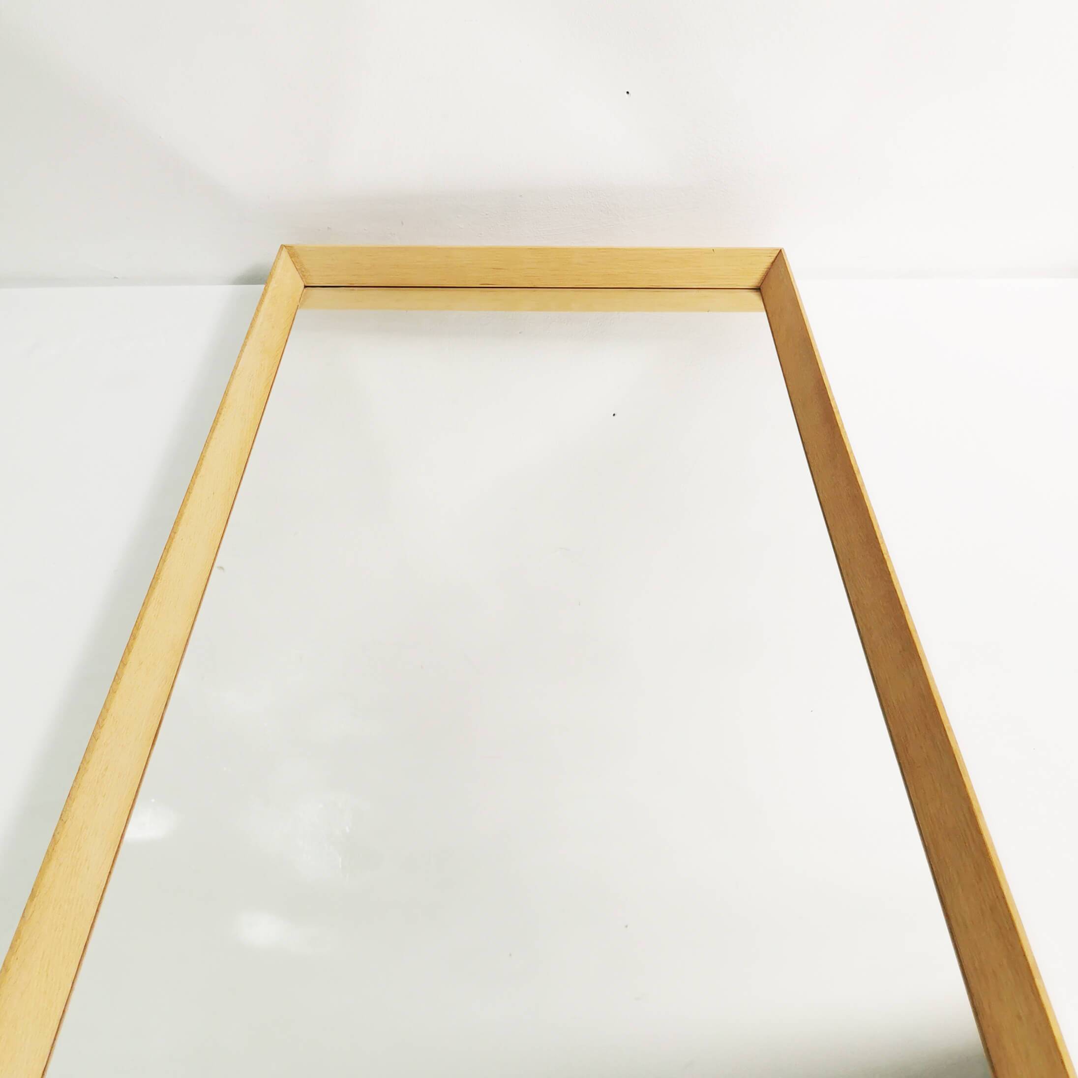 Miroir mural minimaliste, Aarhus Glasimport, Danemark, années 1960