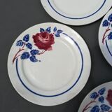 Lot d'assiettes dépareillées anciennes estampillées