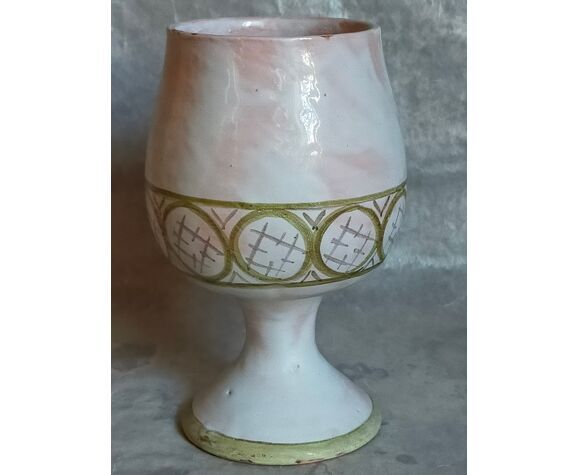 Ceramic vase of Cécile Midas vintage 50s