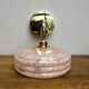 Sconce vintage pink Clichy glass lampshade