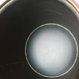 Vintage red moumoute chest stool pouf