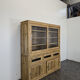 Buffet industriel en pin