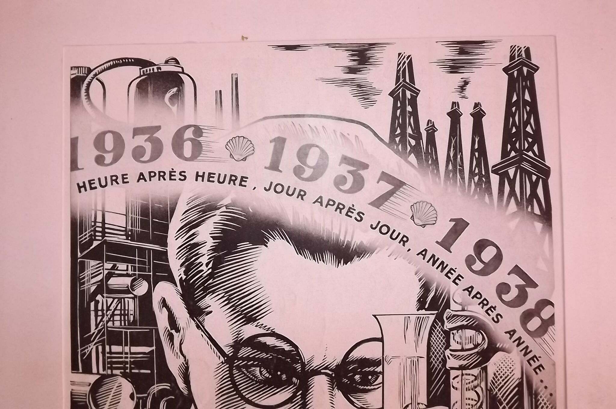 Poster advertising Shell 1937
