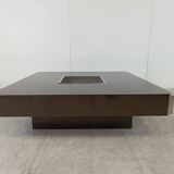 Square Alveo coffee table by Willy Rizzo, 1970s
