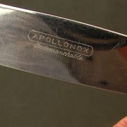 Lot of 12 cheese or vintage dessert knives apollonox