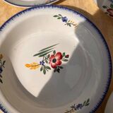 Magnificent antique Digoin & Sarreguemines dinnerware set – 25 pieces