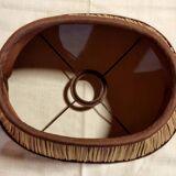 Pleated silk lampshade